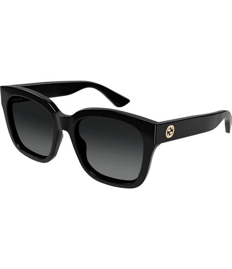 gucci 54mm rectangle sunglasses|Gucci minimal 54mm square sunglasses.